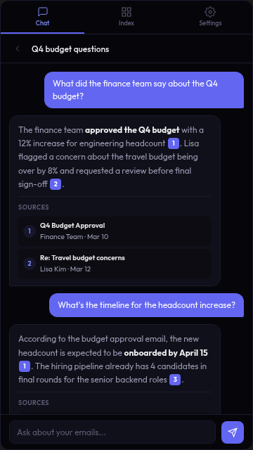 Lightspeed Companion chat view